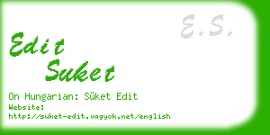 edit suket business card
